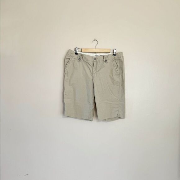 SALE! Beige Converse One Star Cotton Shorts Size 14 EUC - Picture 1 of 5